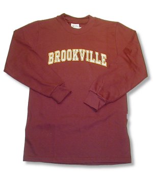 Long Sleeve Maroon Tee