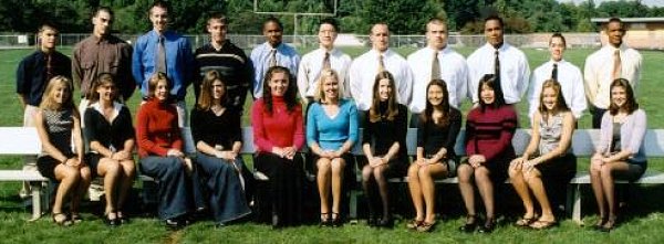Fall 2001 Homecoming Court